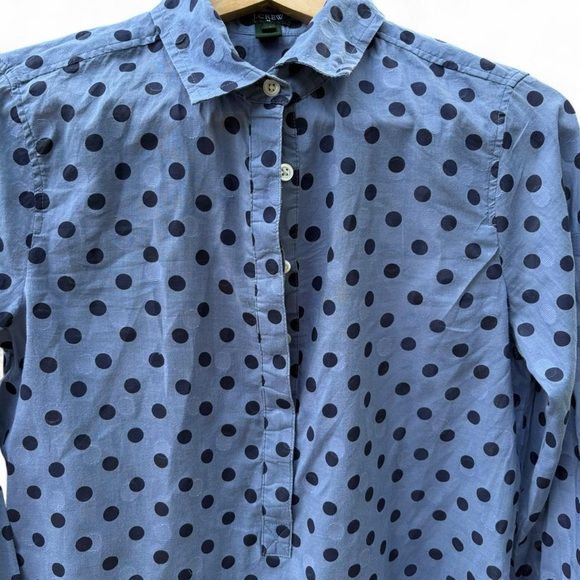 J. Crew Blue Casual Button Down Shirt - Picture 2 of 6